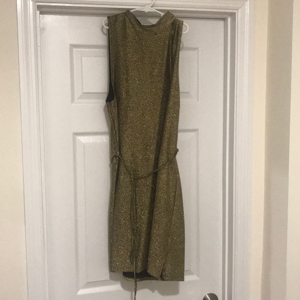 Top Shop Gold Dress